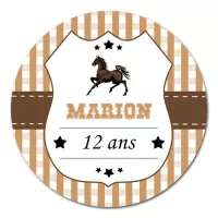 sticker rond Country