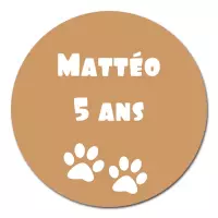 sticker rond OURS