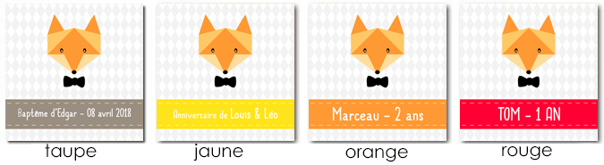 sticker Renard