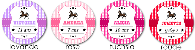 Sticker country rond