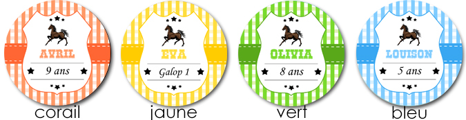 Sticker country rond