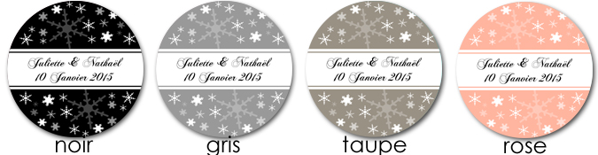 sticker modèle Flocons