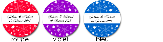 sticker modèle Flocons