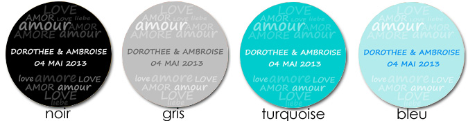 sticker modèle love
