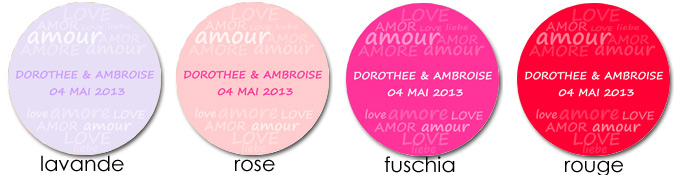 sticker modèle love