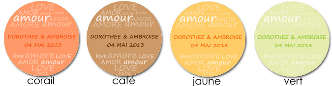 sticker modèle love