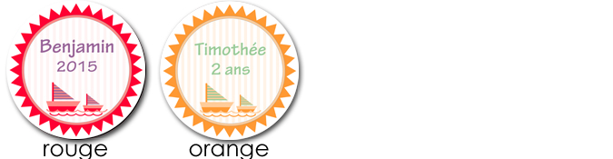 sticker modèle Petits Navires