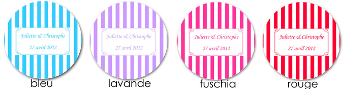 sticker modèle rayures