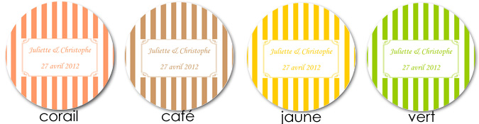 sticker modèle rayures