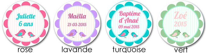 sticker modèle Birds