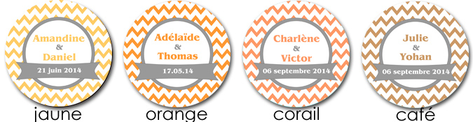 sticker modèle chevrons