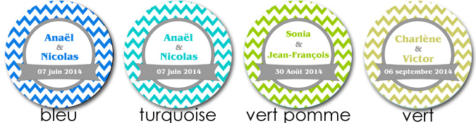 sticker modèle chevrons