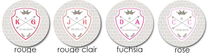 Sticker Ecusson rond