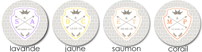 Sticker Ecusson rond