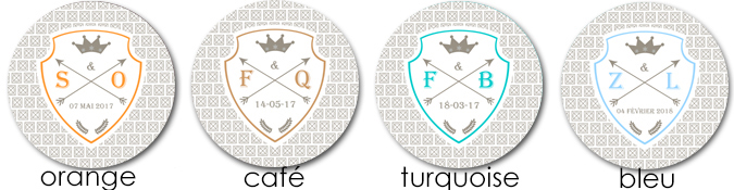Sticker Ecusson rond