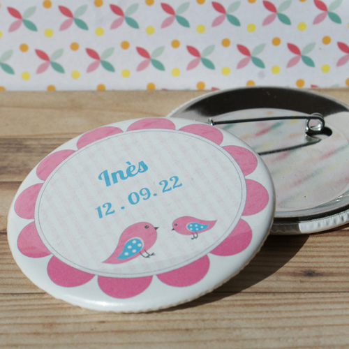 badge personnalisé 5,6 cm