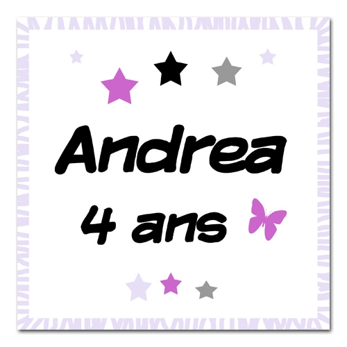 sticker carré ETOILES