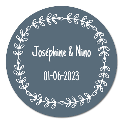 sticker rond personnalisé 3 cm