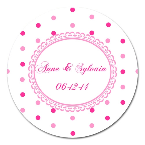 sticker rond MIROIR