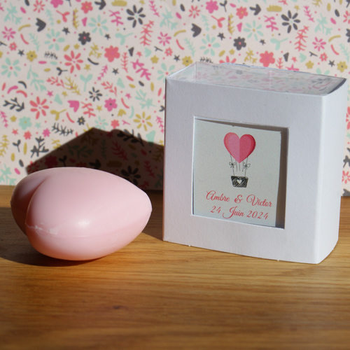savon avec boîte personnalisée