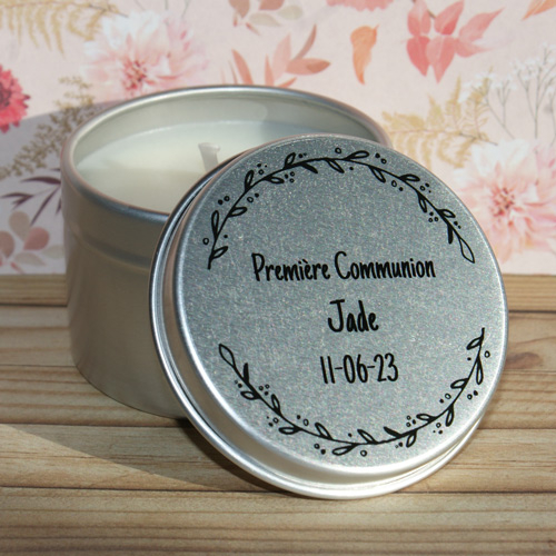 Bougie personnalisée Communion