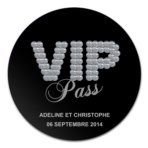 sticker rond VIP