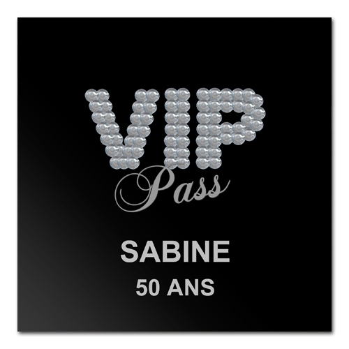sticker carré VIP